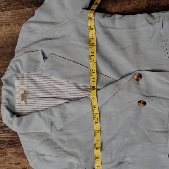 Altar'd State Women's Blazer Size Medium - NWT - Summer Blue Jacket - Picture 11 of 14